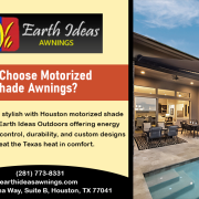 Motorized Shade Awnings in Houston